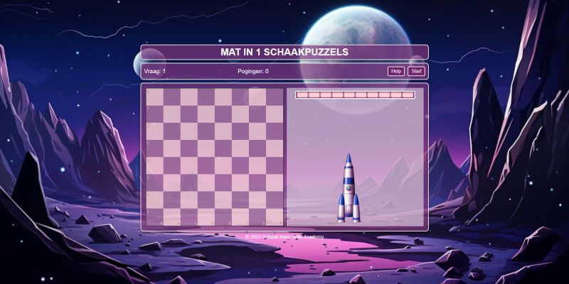 Schermafbeelding Mat in 1 schaakpuzzels