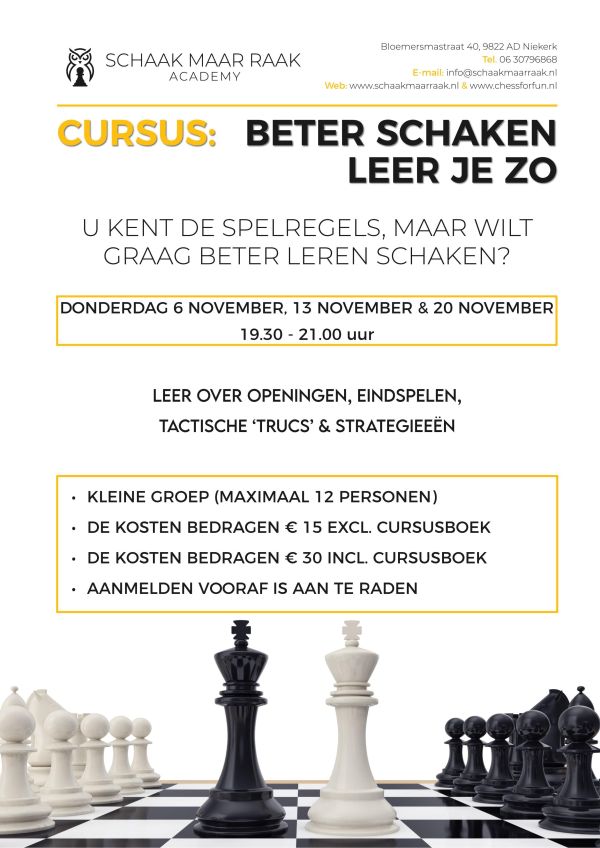 Gevorderde schaakcursus
